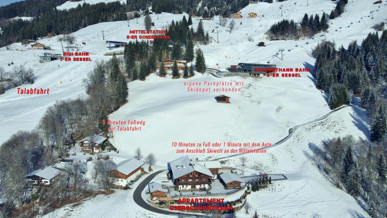Appartement Oberschernthann Hopfgarten im Brixental Dış mekan fotoğraf